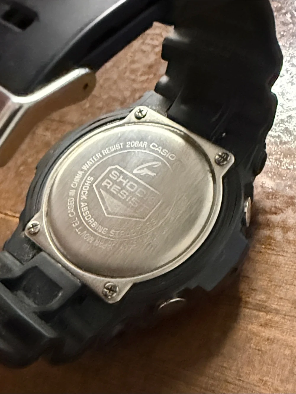 Casio G-Shock Black and Gold Analog-Digital Sport Watch (need new battery)